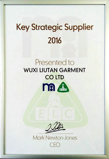 今日头条！bmw11222服装被评为“Key Strategic Supplier 2016”