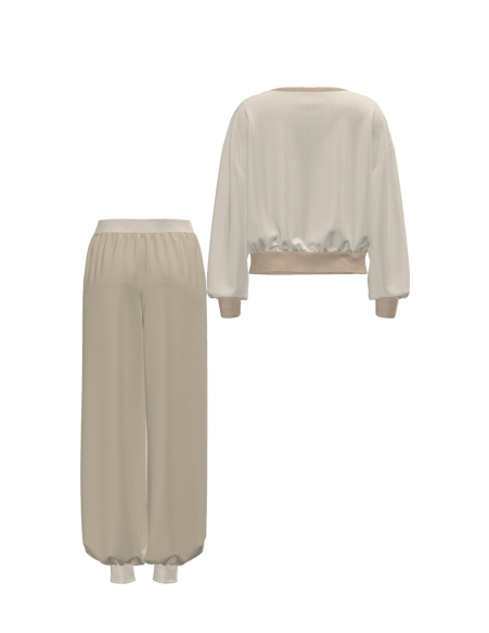 女款春夏家居服套装